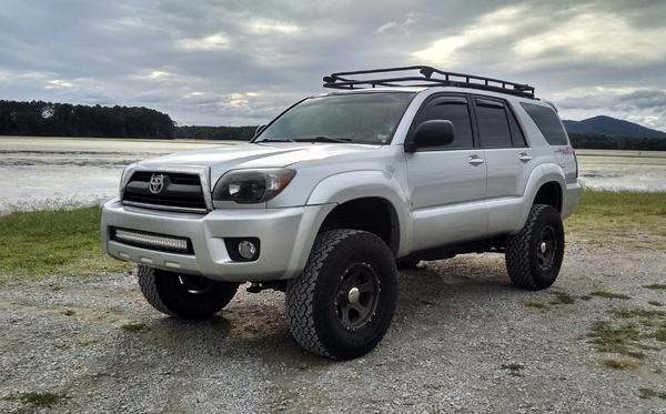 Cali Raised LED CR2507 03-09 4Runner 32 Inch Lower Bumper Flush LED Light Bar Mount Kit Kit 5D Optic 32 inch OSRAM LED Bar Combo Beam Bumper Light Bar Mount Kit Amber Backlight Tall Cali Raised LED - Truck Part Superstore