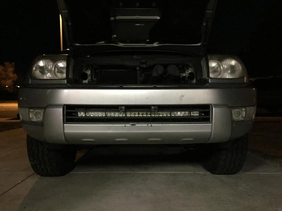 Cali Raised LED CR2512 03-09 4Runner 32 Inch Lower Bumper Hidden LED Light Bar Brackets Kit 5D Optic 32 inch OSRAM LED Bar Combo Beam No Switch Cali Raised LED - Truck Part Superstore