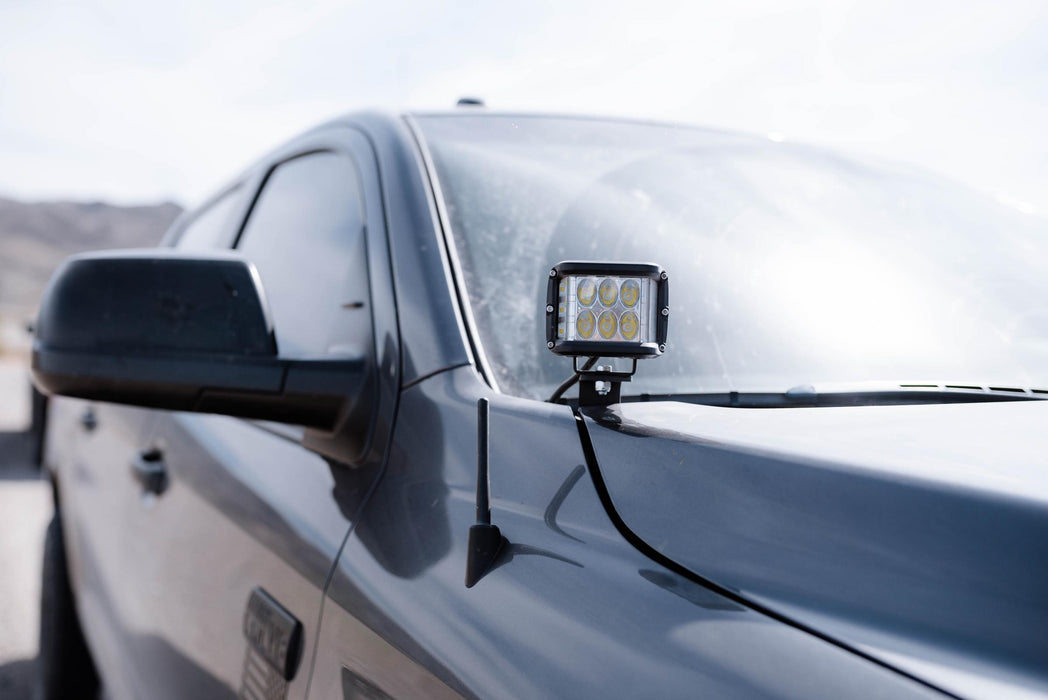 Cali Raised LED CR2547 14-21 Tundra Low Profile Ditch Light Brackets Kit (2) 27W Side Projecting LED Pods No Switch Cali Raised LED - Truck Part Superstore