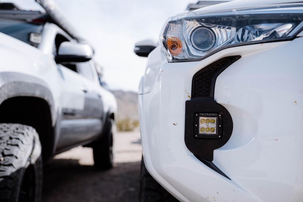 Cali Raised LED CR2553 14-21 4Runner LED Fog Light Pod Replacements Brackets Kit 3X2 18W LED Pods Cali Raised LED - Truck Part Superstore