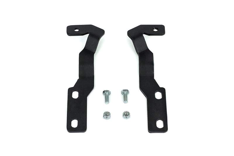 Cali Raised LED CR2894 2016-Present Toyota Tacoma Low Profile Ditch Light Brackets Kit - (2) 3.5 inch Round Cannon Pod Ditch Lights Switch - Blue Backlight - Tall Cali Raised LED - Truck Part Superstore