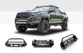 Cali Raised LED CR2987 16-Up Tacoma Stealth Bumper 32 Inch LED Bar Combo Beam Bumper Light Bar-Blue-Tall 32 Inch Combo Beam with Relocation Mounts Bumper Light Bar Switch No Winch No D-Ring Cali Raised LED - Truck Part Superstore