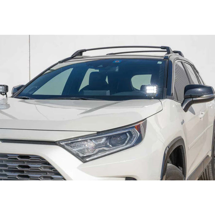 Cali Raised LED CR3123 2019-Present RAV4 Ditch Mount Kit-(2) 3X2 18W LED Pods No Switch Cali Raised LED - Truck Part Superstore