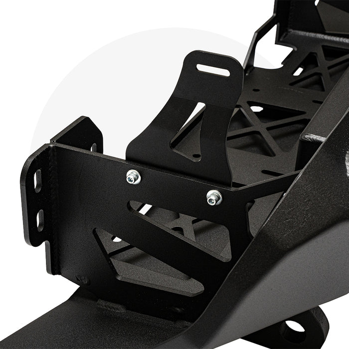 Cali Raised LED CR3179 16-Up Tacoma Stealth Bumper 32 Inch LED Bar Spot Beam No Switch 32 Inch Combo Beam with Relocation Mounts Bumper Light Bar Switch No Winch No D-Ring Cali Raised LED - Truck Part Superstore