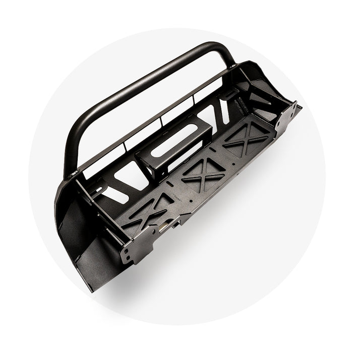 Cali Raised LED CR3179 16-Up Tacoma Stealth Bumper 32 Inch LED Bar Spot Beam No Switch 32 Inch Combo Beam with Relocation Mounts Bumper Light Bar Switch No Winch No D-Ring Cali Raised LED - Truck Part Superstore