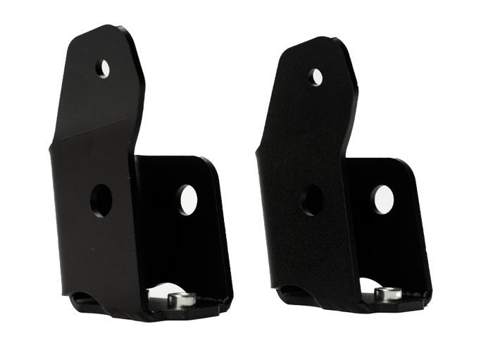 Cali Raised LED CR3646 2005-2022 Toyota Tacoma Rear Shock Skid Plates - Steel Powercoat Black Cali Raised LED - Truck Part Superstore