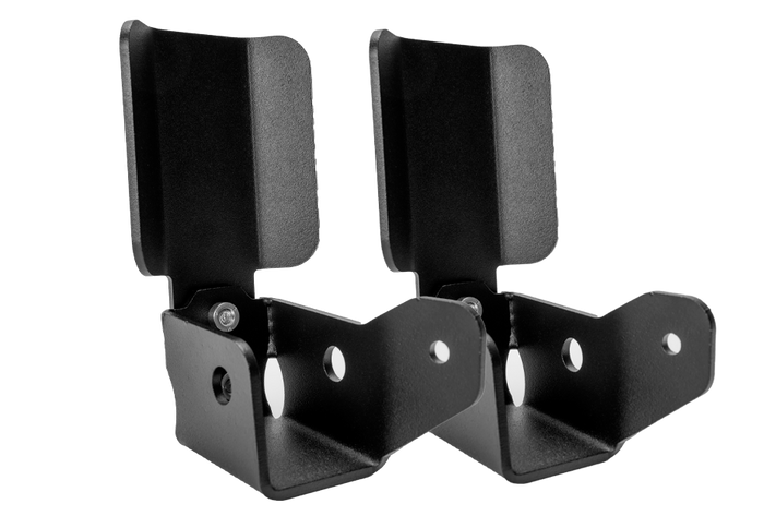 Cali Raised LED CR3646 2005-2022 Toyota Tacoma Rear Shock Skid Plates - Steel Powercoat Black Cali Raised LED - Truck Part Superstore