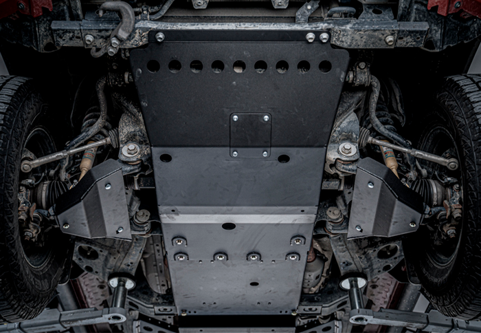 Cali Raised LED CR3658 2016-Present Toyota Tacoma Complete Skid Plate Collection - Steel Raw Cali Raised LED - Truck Part Superstore