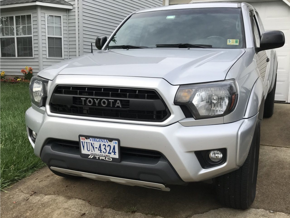 Cali Raised LED CR3681 12-15 Toyota Tacoma Faux PRO Grille Black ABS Cali Raised LED - Truck Part Superstore