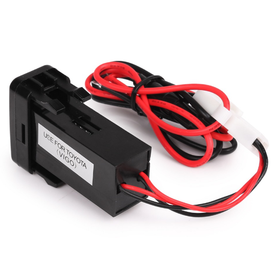Cali Raised LED CR3759 Toyota USB Outlet For OEM Opening on Vehicle Cali Raised LED - Truck Part Superstore