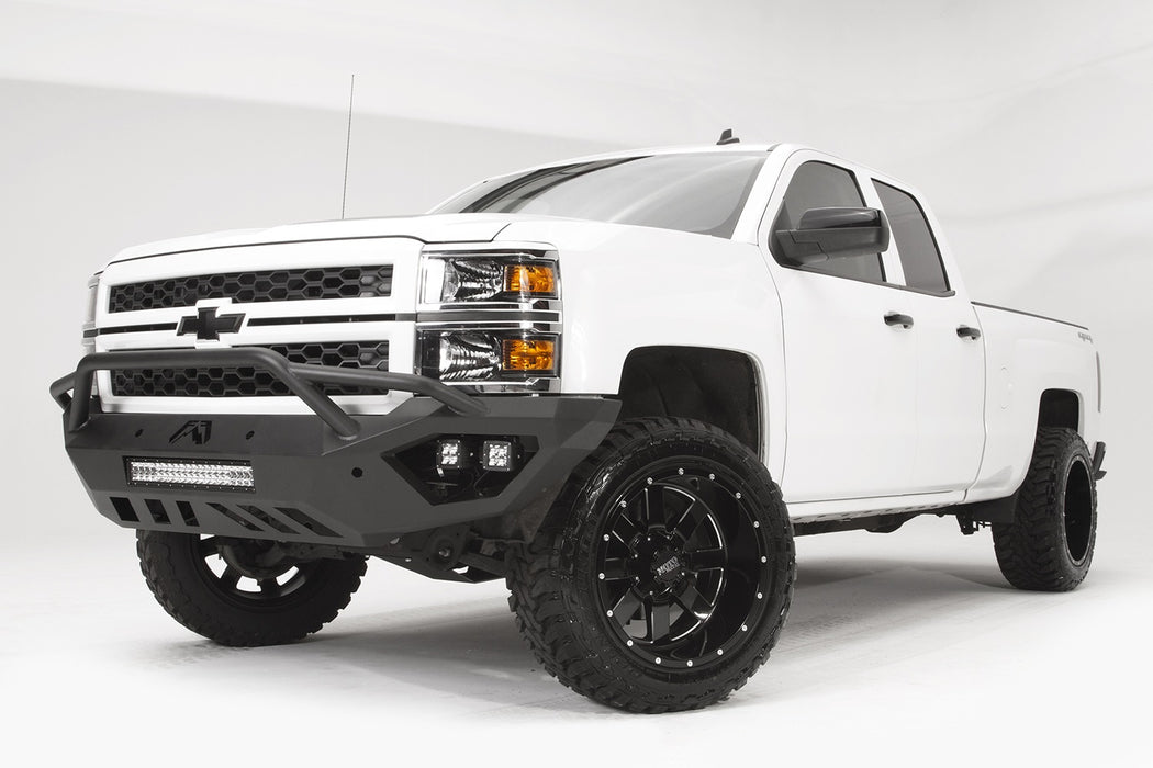 Fab Fours CS14-D3051-B Vengeance Front Bumper; Uncoated/Paintable; No Guard; [AWSL]; - Truck Part Superstore