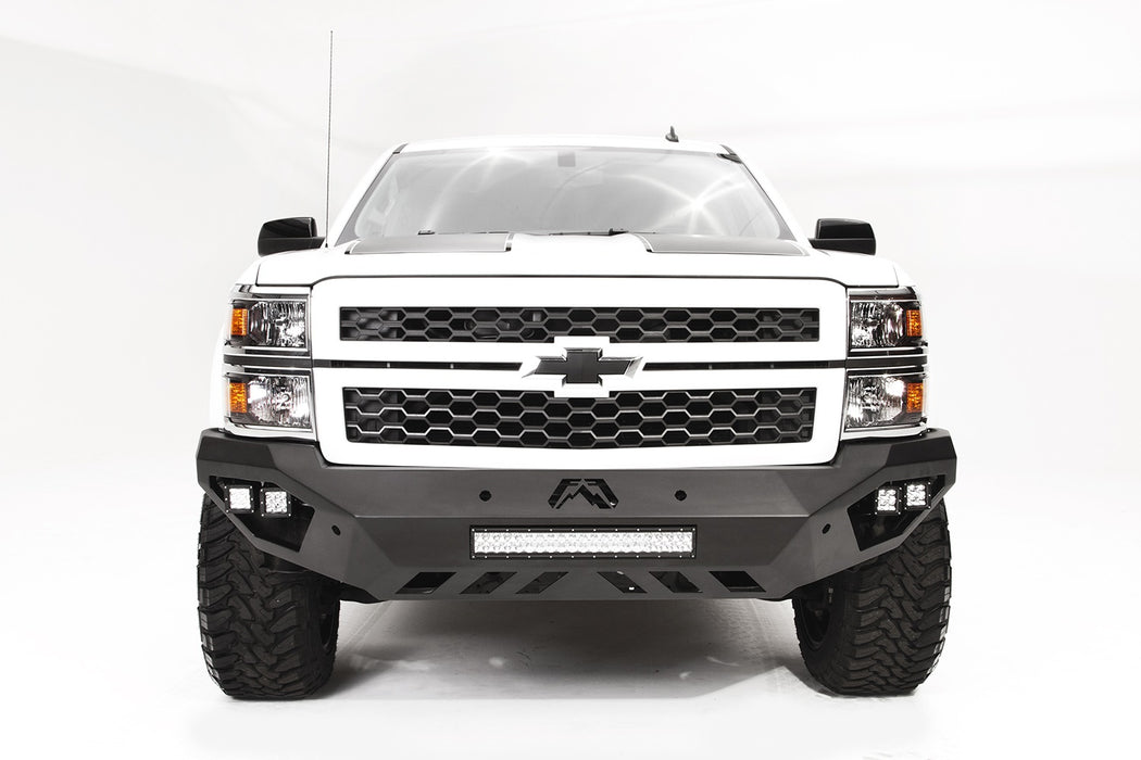 Fab Fours CS14-D3051-B Vengeance Front Bumper; Uncoated/Paintable; No Guard; [AWSL]; - Truck Part Superstore
