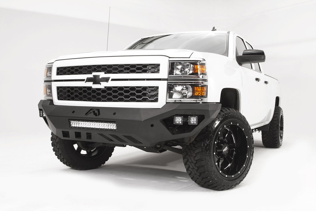 Fab Fours CS14-D3051-B Vengeance Front Bumper; Uncoated/Paintable; No Guard; [AWSL]; - Truck Part Superstore