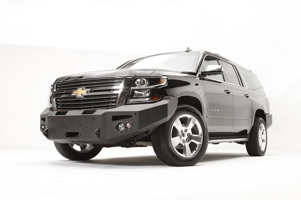 Fab Fours CS15-F3551-B Premium Winch Front Bumper; Uncoated/Paintable; w/No Guard; [AWSL]; - Truck Part Superstore