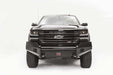 Fab Fours CS16-K3861-1 Black Steel Front Bumper; 2 Stage Black Powder Coated; w/No Guard; - Truck Part Superstore