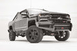 Fab Fours CS16-K3861-1 Black Steel Front Bumper; 2 Stage Black Powder Coated; w/No Guard; - Truck Part Superstore