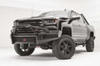 Fab Fours CS16-K3862-1 Black Steel Front Bumper; 2 Stage Black Powder Coated; w/Pre-Runner Guard; - Truck Part Superstore