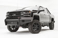 Fab Fours CS16-R3861-1 Elite Front Bumper; 2 Stage Black Powder Coated; w/No Guard; - Truck Part Superstore