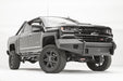 Fab Fours CS16-R3861-1 Elite Front Bumper; 2 Stage Black Powder Coated; w/No Guard; - Truck Part Superstore