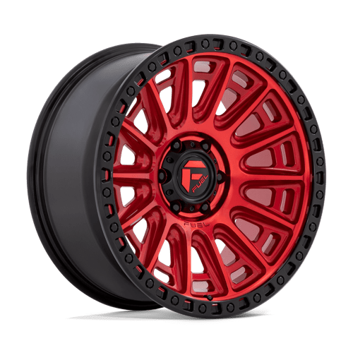 Fuel 1PC D83420908950 D834 20X9 6X135 C-RED-BLK-RG 1MM - Truck Part Superstore