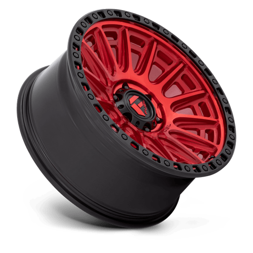 Fuel 1PC D83420908450 D834 20X9 6X5.5 C-RED-BLK-RG 1MM - Truck Part Superstore