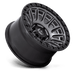 Fuel 1PC D83517908445 D835 17X9 6X5.5 M-GNMTL-BLK-RG -12MM - Truck Part Superstore
