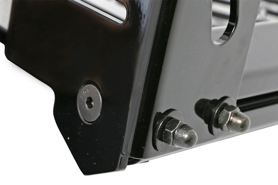 Dee Zee DZ95050RB Cab Rack; Gloss Black; Aluminum; Heavy Duty Ultra Mesh; Incl. Mounting Brackets; - Truck Part Superstore