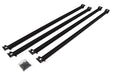 Dee Zee DZ95010TB Overland Series Side Rail Kit; 4 Pc.; Mid Size; Textured Black; - Truck Part Superstore