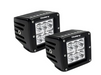 TrailFX 2123131P 3 In Cube 18W 1.38A At 12V 8 Deg Spot Beam 1045 Effect Lumen Clr Lens Black Alum - Truck Part Superstore