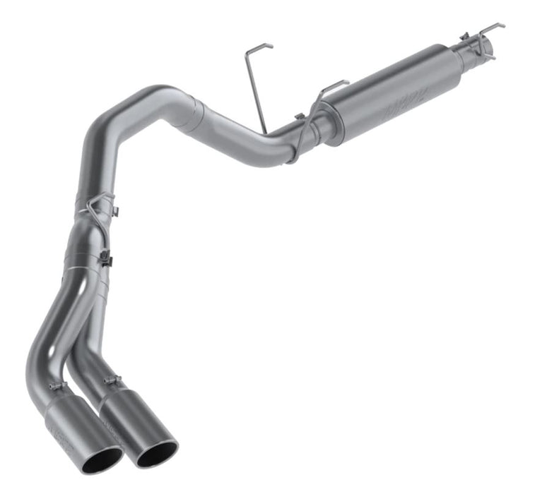 MBRP S5150AL 4 Inch Cat Back Exhaust System For 14-22 RAM 2500/3500 6.4L Single Side Dual Outlet Aluminized Steel MBRP - Truck Part Superstore
