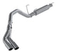 MBRP S5150AL 4 Inch Cat Back Exhaust System For 14-22 RAM 2500/3500 6.4L Single Side Dual Outlet Aluminized Steel MBRP - Truck Part Superstore