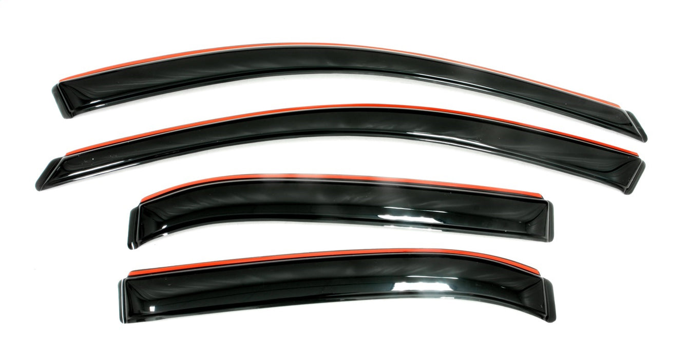 Auto Ventshade (AVS) 194758 Ventvisor® In-Channel Deflector 4 pc.; Smoke; - Truck Part Superstore