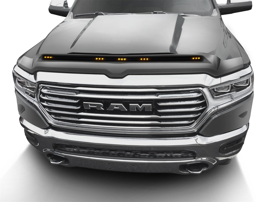 Auto Ventshade (AVS) 753163-JSC Aeroskin LightShield™ Hood Protector; Billet Silver Metallic; Low Profile; - Truck Part Superstore