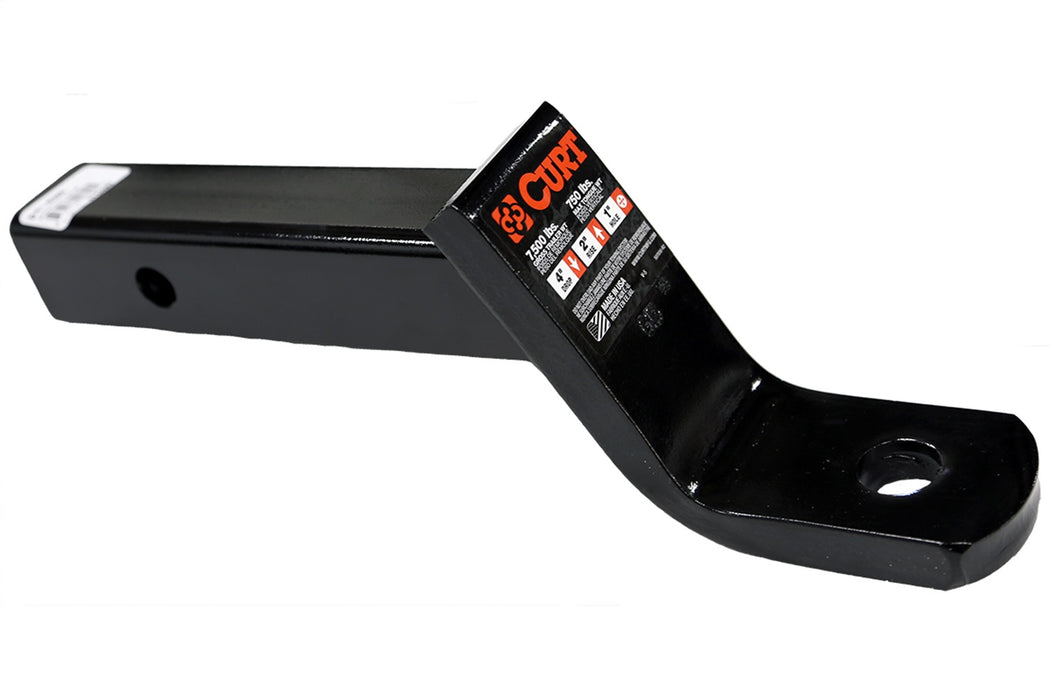 ROCKSTAR Mud Flaps 80812 Drop Ball Hitch; 2 Inch; Extended Shaft; For Use w/2 Inch Receiver; - Truck Part Superstore