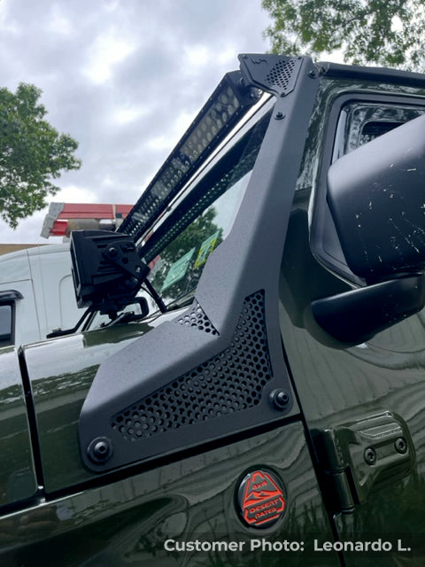 Go Rhino 730500T XE Windshield Light Mount for Jeep Wrangler JL/Gladiator JT, fits 50" Light Bar - Truck Part Superstore