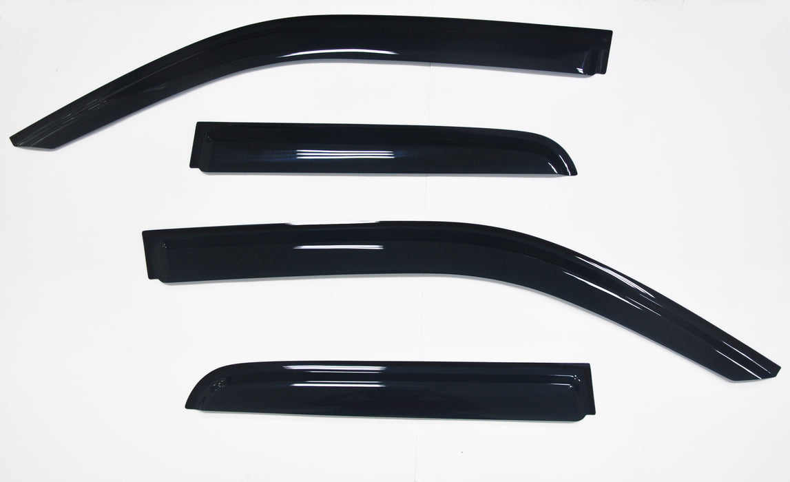 TrailFX 4809H Low Profile; Tape-On; Smoke; Acrylic; Set of 4 - Truck Part Superstore