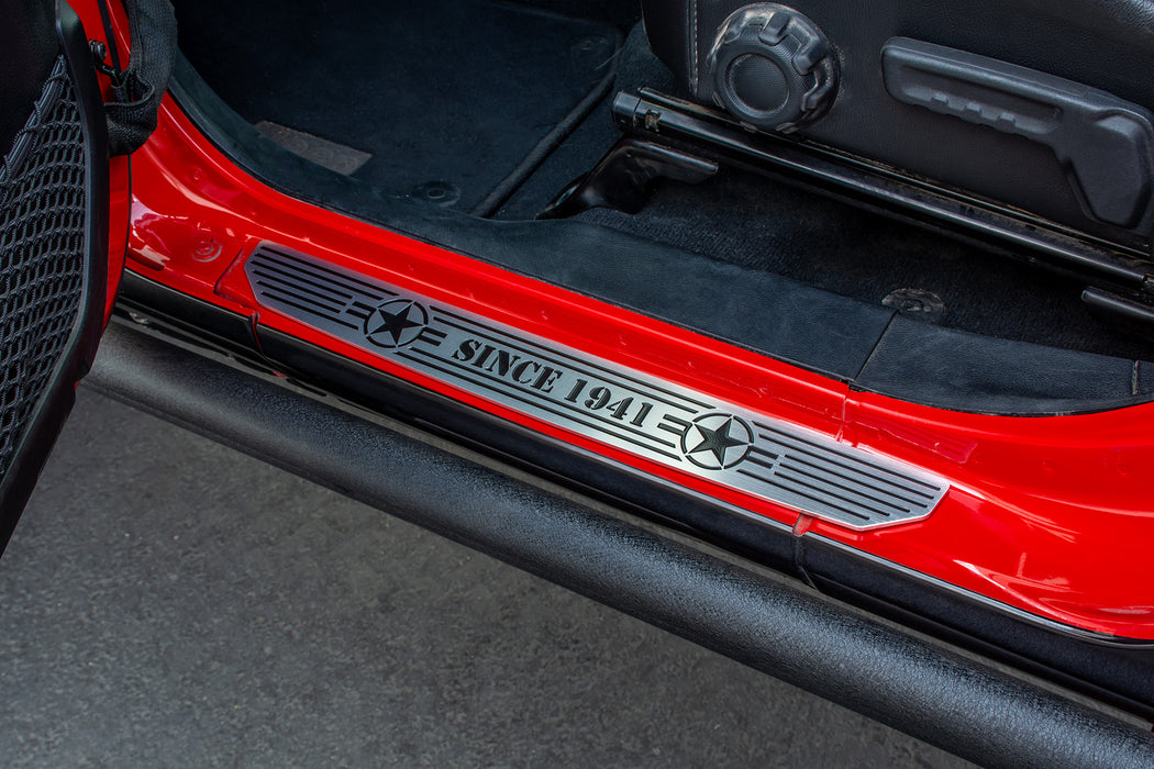DV8 Offroad D-JL-180014-STR4 Jeep JL 4 Door Rear Sill Plates 18-Pres Wrangler JL 4 Door Only DV8 Offroad - Truck Part Superstore
