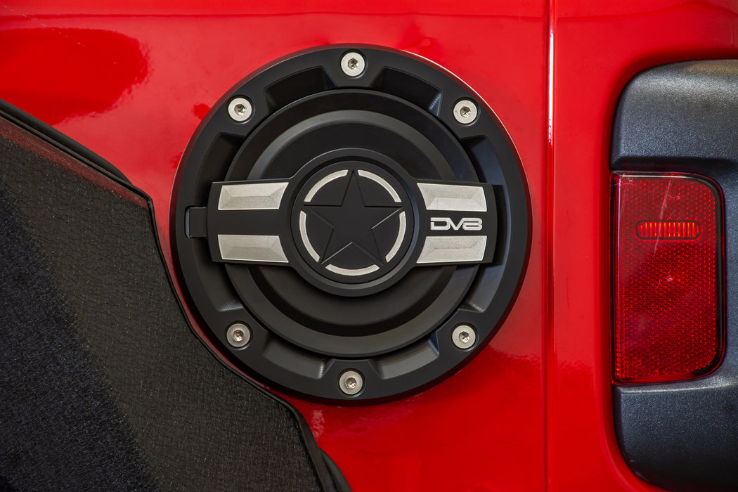 DV8 Offroad D-JL-190004-MIL Jeep JL Aluminum Fuel Door For 20-Pres Wrangler JL DV8 Offroad - Truck Part Superstore