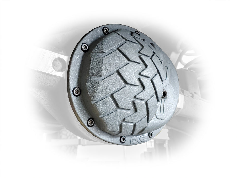 DV8 Offroad D-JP-110001-D44 HD Dana 44 Diff Cover Cast Iron Gray Powdercoat DV8 Offroad - Truck Part Superstore