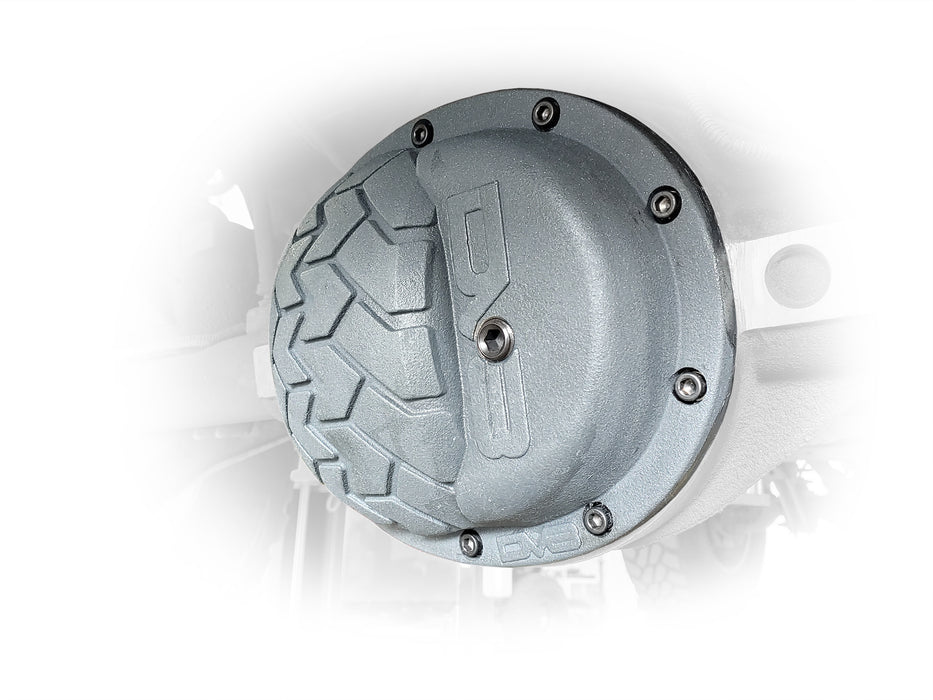 DV8 Offroad D-JP-110001-D44 HD Dana 44 Diff Cover Cast Iron Gray Powdercoat DV8 Offroad - Truck Part Superstore