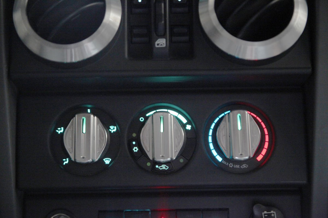 DV8 Offroad D-JP-180014-BL 2007-10 Jeep JK Climate Control Knobs DV8 Offroad - Truck Part Superstore