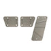 DV8 Offroad D-JP-180026-BL 2007-13 Jeep JK Billet Pedal Covers, Manual 3 pc DV8 Offroad - Truck Part Superstore