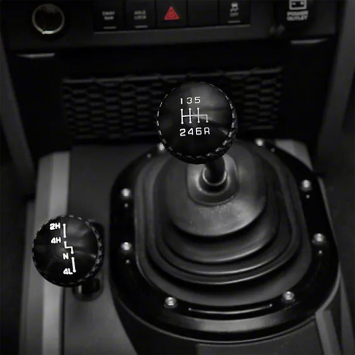 DV8 Offroad D-JP-181112-BK 2011-18 Jeep JK 6-Speed Shift Knob Black DV8 Offroad - Truck Part Superstore