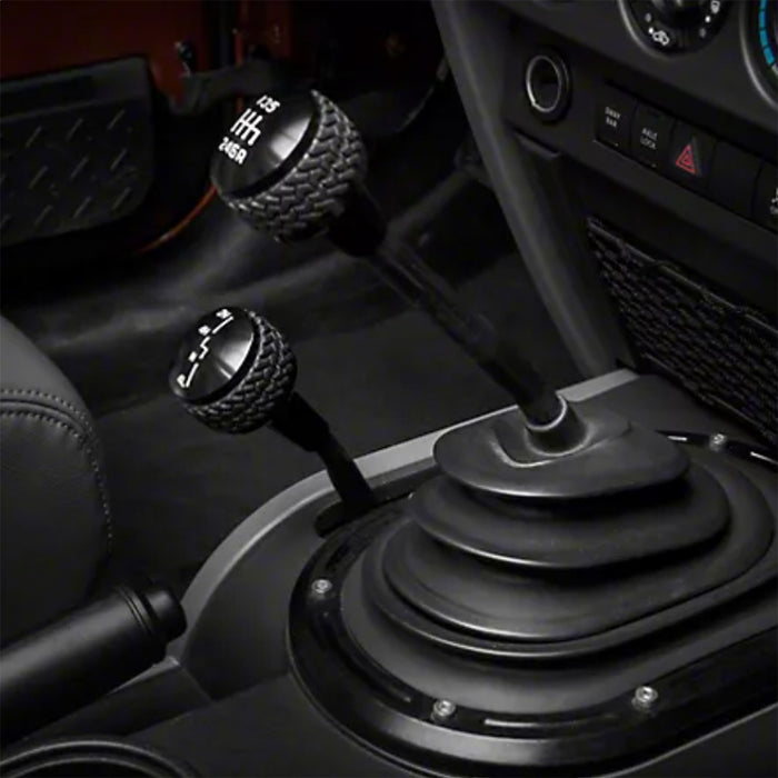DV8 Offroad D-JP-181112-BK 2011-18 Jeep JK 6-Speed Shift Knob Black DV8 Offroad - Truck Part Superstore