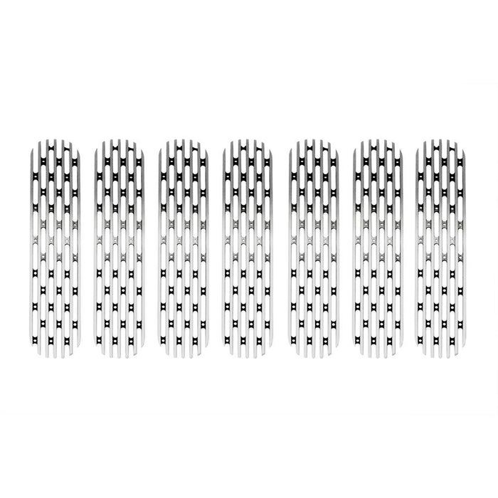 DV8 Offroad D-JP-190008-BRUSH 2007-18 Jeep JK Grille Inserts Brushed DV8 Offroad - Truck Part Superstore