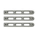 DV8 Offroad D-JP-190026-AL-3 2007-18 Jeep JK Silver Slot Style Door Handle Inserts set of 3 DV8 Offroad - Truck Part Superstore