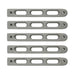 DV8 Offroad D-JP-190026-AL-5 2007-18 Jeep JK Silver Slot Style Door Handle Inserts set of 5 DV8 Offroad - Truck Part Superstore