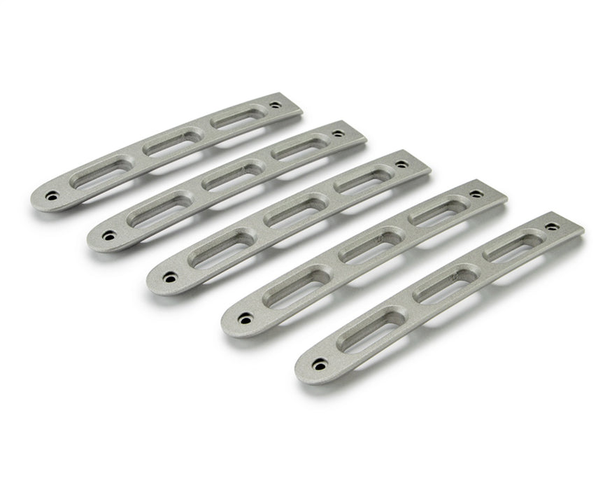 DV8 Offroad D-JP-190026-AL-5 2007-18 Jeep JK Silver Slot Style Door Handle Inserts set of 5 DV8 Offroad - Truck Part Superstore