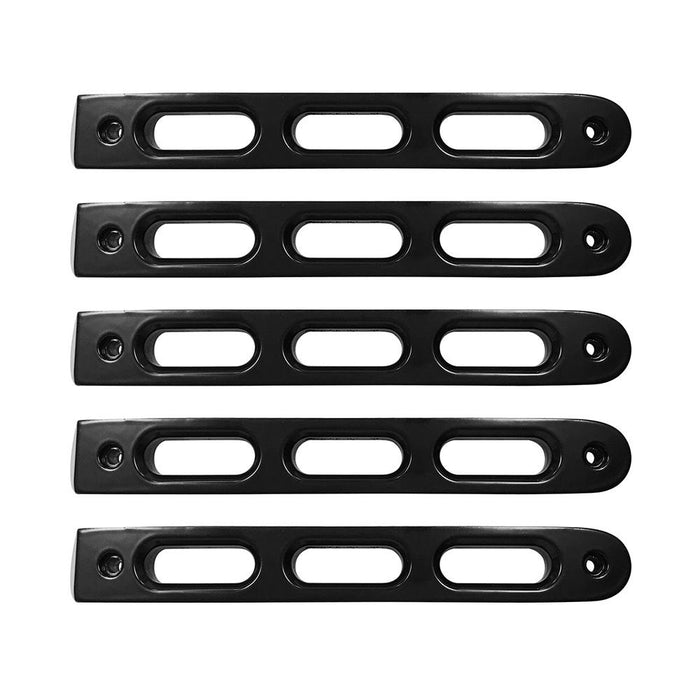 DV8 Offroad D-JP-190026-BK-5 2007-18 Jeep JK Black Slot Style Door Handle Inserts set of 5 DV8 Offroad - Truck Part Superstore