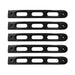 DV8 Offroad D-JP-190026-BK-5 2007-18 Jeep JK Black Slot Style Door Handle Inserts set of 5 DV8 Offroad - Truck Part Superstore